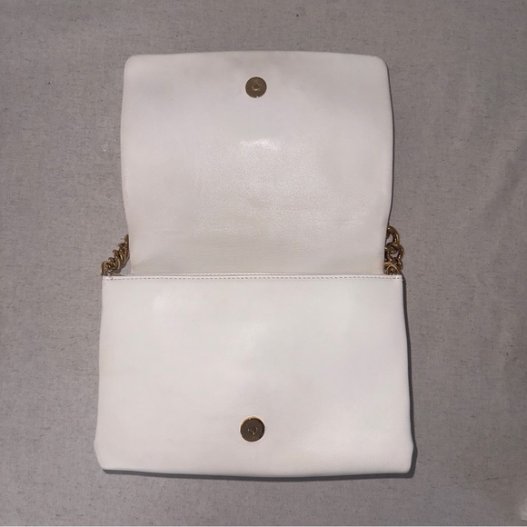 Versace White Palazzo Sultan Flap Handbag - Picture 8 of 8